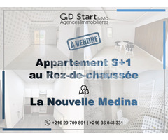 Appartement S+1 au RDC à La Nouvelle Medina