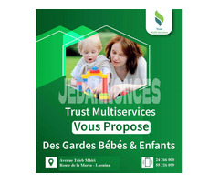 GARDES BEBES –BABY SITTERS A DOMICILE AU GRAND TUNIS 55331723