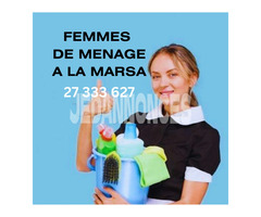 FEMMES DE MENAGE PAR MOIS A LA MARSA