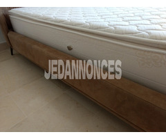 Lit+ matelas neuf 200x160