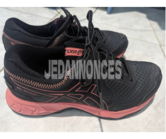 Chaussures de course ASICS Gel-Sonoma 4 noires et roses