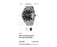 Montre HOMME ???? Diesel Chronomètre ⏱️ Original en Métal