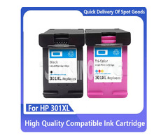 Cartouche d'encre compatible pour imprimante HP   301  XL - Noir + couleur