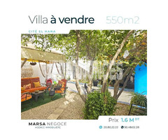 À vendre une villa à la marsa cité el hana