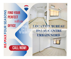 location bureau H+3 au centre urbain nord