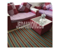 salon 200dt
farch + jareya 100
Glas 200 
bank + tawla 150