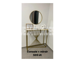 Console + miroir