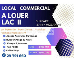 local. commercial. La2, tout commerce. sur av de la boure