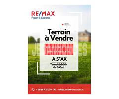 À VENDRE : TERRAIN DE 650M² À SFAX