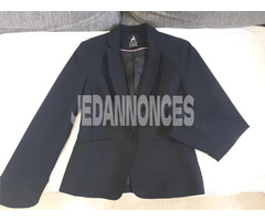 Veste noire pour femme